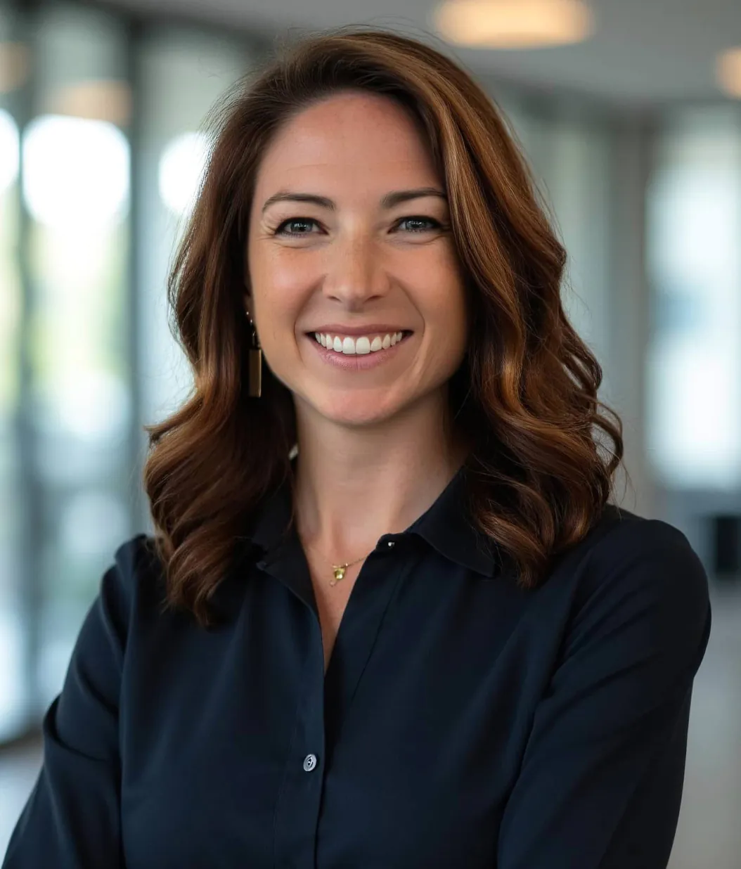 A portrait of Kelsey Anderson, Ambio's VP of Client Solutions.